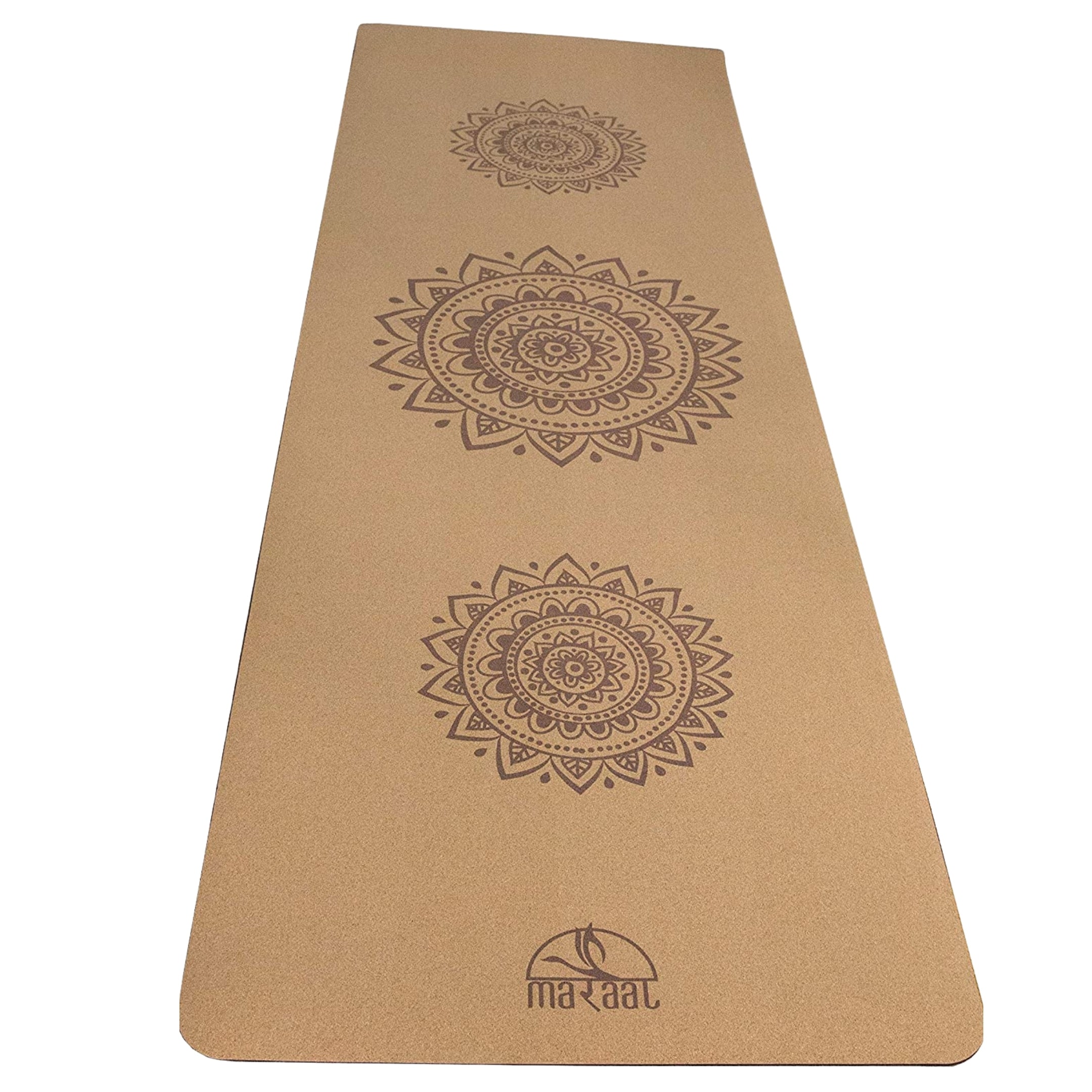 MARAAL Taru Dedication Organic Cork & Natural Rubber Yoga Mat- Mandala