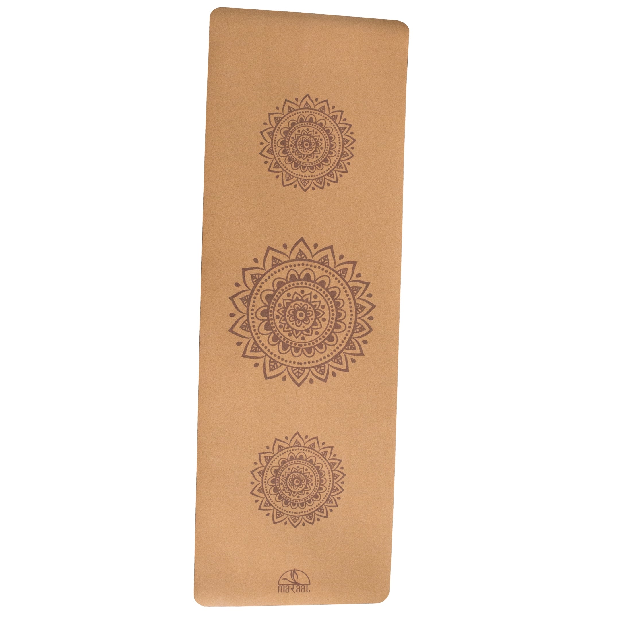 MARAAL Taru Resilience Organic Cork & Natural Rubber Yoga Mat- Mandala