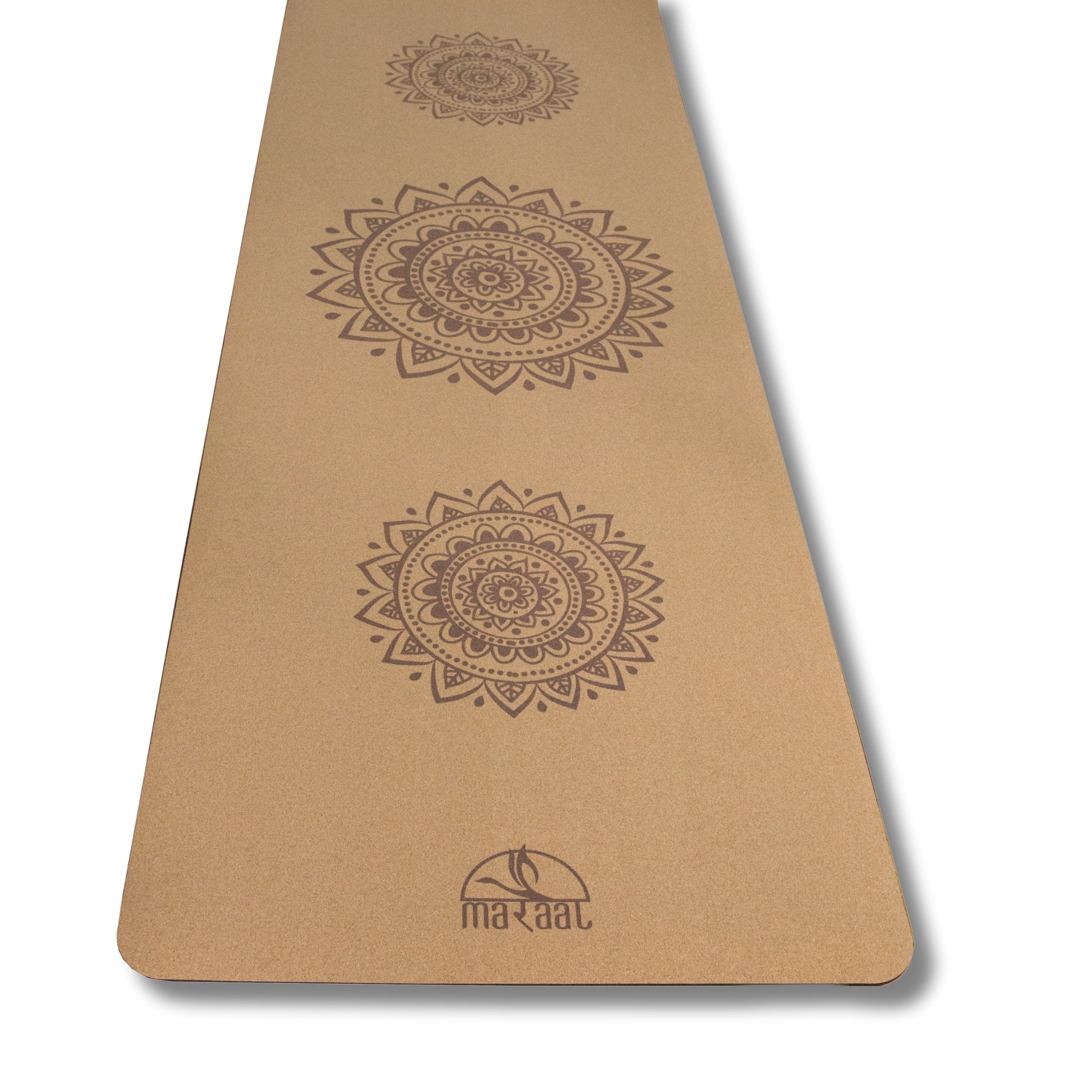 MARAAL Taru Resilience Organic Cork & Natural Rubber Yoga Mat- Mandala