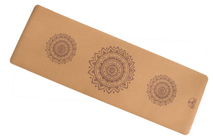 MARAAL Taru Dedication Organic Cork & Natural Rubber Yoga Mat- Mandala
