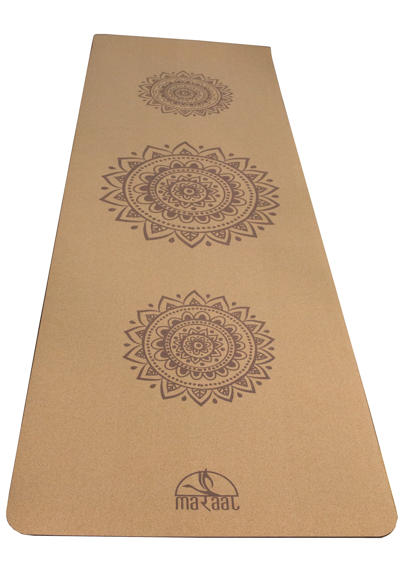 MARAAL Taru Dedication Organic Cork & Natural Rubber Yoga Mat- Mandala