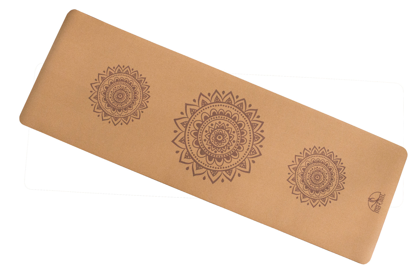 MARAAL Taru Resilience Organic Cork & Natural Rubber Yoga Mat- Mandala